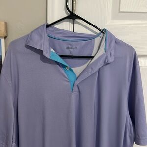 Johnnie-O performance polo size Large. Purple color.